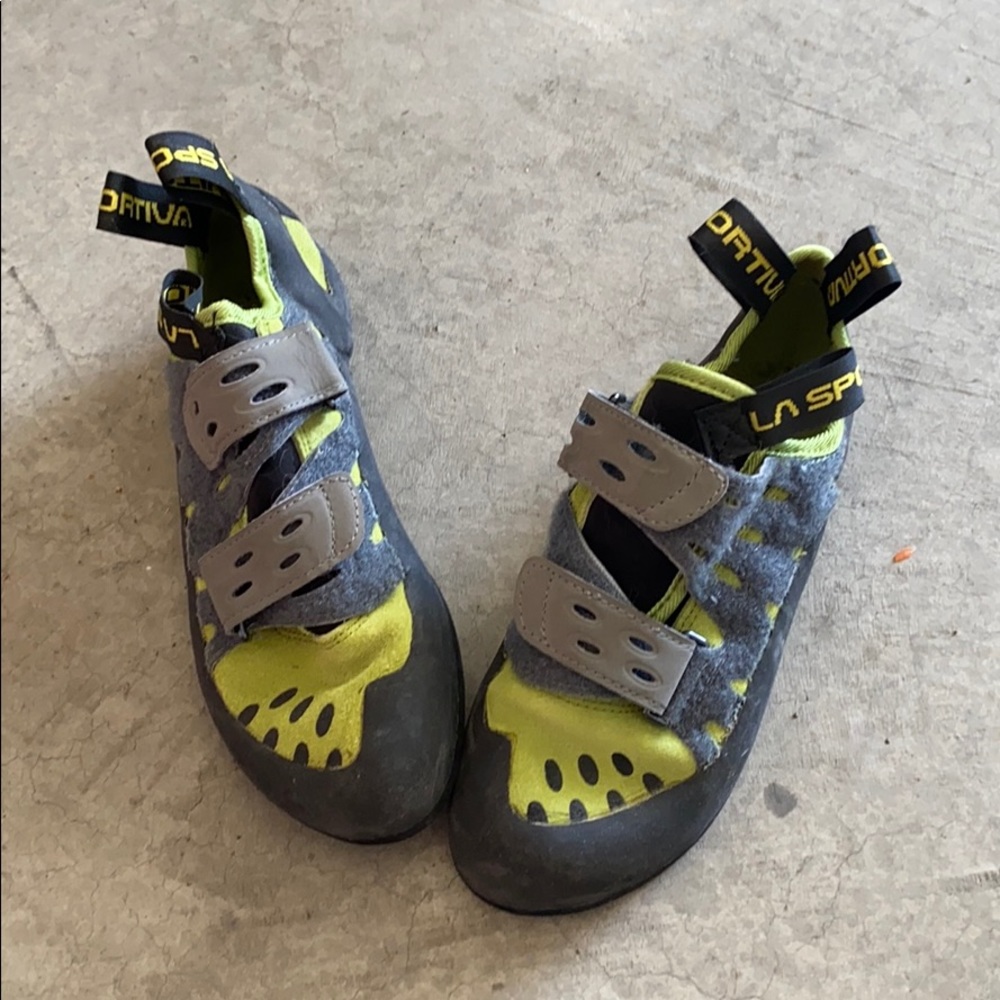 La Sportiva rock climbing shoes